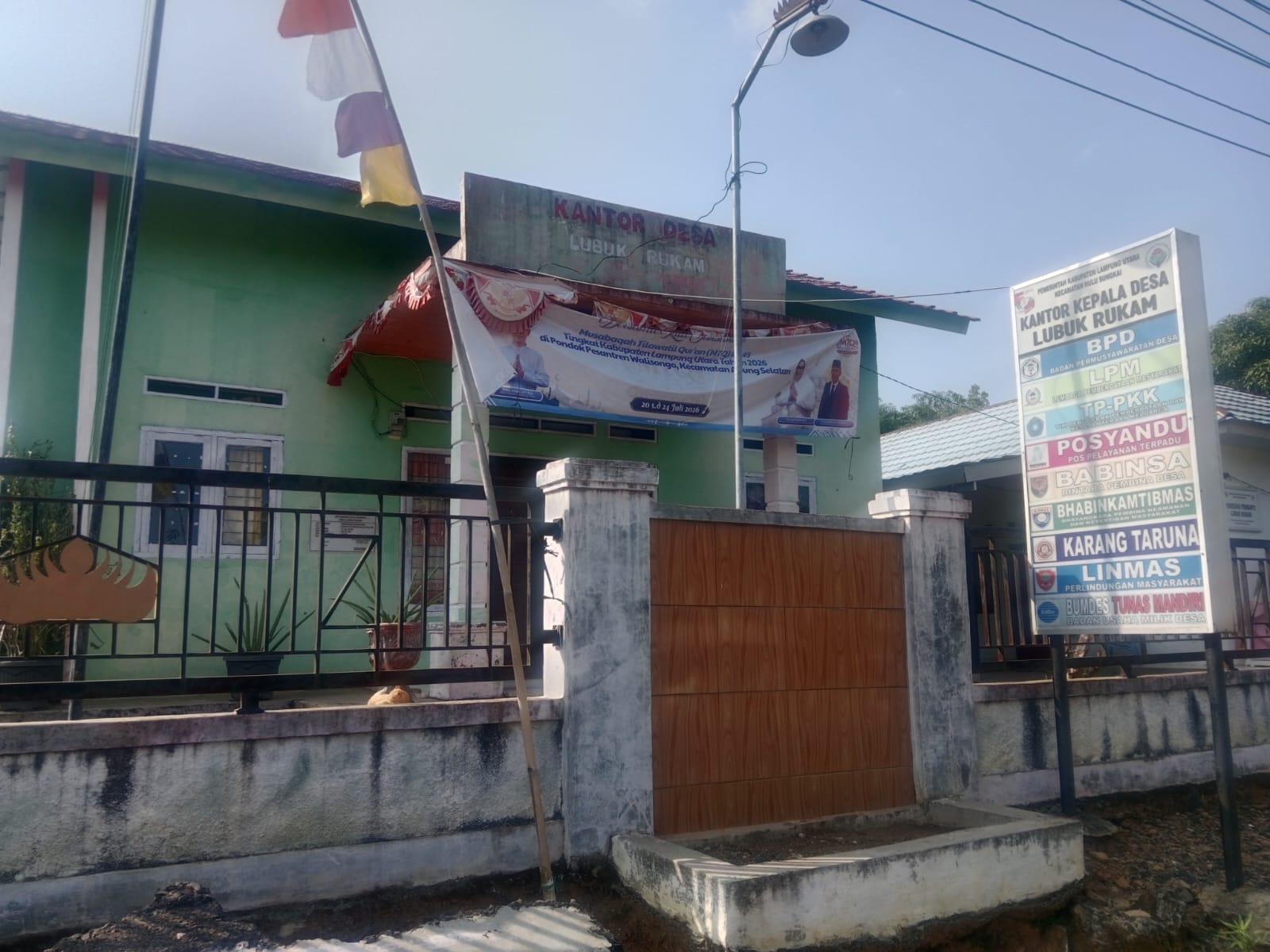 Pengerjaan Proyek Desa Lubuk Rukam Kec.Hulu Sungkai diDuga Tidak Sesusai RAB, Inspektorat Tutup Mata